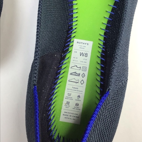 Rothy's The Flat in Navy Size 8. - Picture 10 of 10